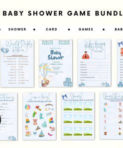 Baby Shower Games | Baby Trivia Games | Baby shower bingo | Gender Reveal Party | Gender Reveal Games | Downloadable Games